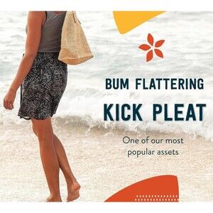 RipSkirt Hawaii‎ Wrap Skirt Womens Size XXL Dark Gray Beach Coverup Pockets